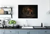 MuchoWow® Gerahmtes Poster Wolf - Tiere - Wald 90x60 cm - Produktbild-Vorschau 3