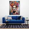 Pop Art abstrakt Frida Leinwandbild Wandbild Kunstdruck XL Produktbild-Vorschau 2