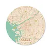 MuchoWow® Mauspad Mousepad Karte - Osaka - Stadtplan - Produktbild-Vorschau 1
