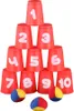 Idena 40416 - Ballwurfspiel mit 10 Bechern und 3 Bällen, ab Produktbild-Vorschau 5