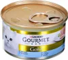 A can of Purina Gourmet Gold cat food with tuna flavor. Podgląd zdjęcia produktu
