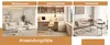 Lot de 2 chaises pivotantes rétro, en velours côtelé blanc Voir les images du produit 14