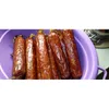 Sausages in a purple bowl. Produktbild-Vorschau
