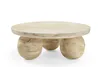 Marmoholz - Table basse ronde Siena Ø80 x H30 cm en bois Voir les images du produit 1