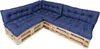 TexDeko Garden halbes Palettenkissen 60x80x18cm gesteppt Produktbild-Vorschau 2