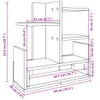 Schreibtisch-Organizer Betongrau 49x20x52,5 cm Produktbild-Vorschau 9