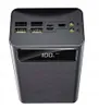 A power bank with a digital display showing 100% charge. Produktbild-Vorschau