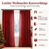 2er Set Vorhänge Weihnachten Tartan Gardinen mit Produktbild-Vorschau 5