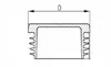 50 x Lamellenstopfen Vierkantrohrstopfen 60 x 60 mm (Außen) Produktbild-Vorschau 2