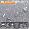 MEXO Loungesofa Gartenmöbel Set 2-Sitzer Gartensofa aus Produktbild-Vorschau 3