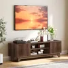 Meuble TV avec 2 tiroirs et 2 portes, meuble bas de 150 cm Voir les images du produit 1