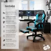 Závodní kancelářská židle Comodo s podnožkou - Náhled obrázku produktu 11