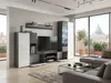 Wohnwand 312 x 190 x 40 Anbauwand hochglanz weiss Produktbild-Vorschau 3
