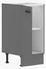 Küche NESSA Unterschrank 40 cm Anthrazit Küchenzeile Produktbild-Vorschau 2