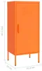 vidaXL Úložná skriňa oranžová 42,5x35x101,5 cm Oceľ Náhľad obrázku produktu 7