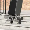 Carrello della spesa vidaXL nero 39,5 x 33 x 93 cm in Anteprima dell’immagine prodotto 3