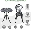 Outsunny bistro set 3dílný zahradní set z litého hliníku Náhled obrázku produktu 5