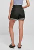 TB4783 - Ladies High Waist Boyfriend Shorts black washed 29 Produktbild-Vorschau 3