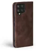 A brown flip case for a smartphone is shown against a white background. Produktbild-Vorschau