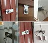 uzamykateľný zámok 105 mm x 40 mm so zámkom a 2x kľúčom | Náhľad obrázku produktu 5