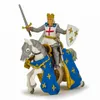 A toy knight on a horse, presented on a white background. Podgląd zdjęcia produktu