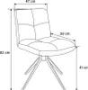 HOME DELUXE - Esszimmerstuhl NODA - 8er Set, Farbe: Samt Produktbild-Vorschau 11