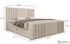 Emlar Boxspringbett Sava MAX 140x200 - Bett mit Matratze Produktbild-Vorschau 6