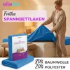EllaTex Frottee Spannbettlaken 90x200 – 100x200 Baumwolle – Produktbild-Vorschau 2