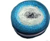 A ball of yarn with a gradient of colors. Produktbild-Vorschau