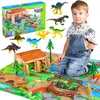 Dinosaurier Figuren Set mit Spielmatte – 72-teiliges Produktbild-Vorschau 2