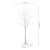 LED Stehleuchte, Baum, Birken Optik, IP44, H 180 cm Produktbild-Vorschau 4