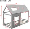 Hausbett fš¹r Kinder mit Dachdesign, Kreativ Jugendbett aus Produktbild-Vorschau 7