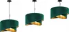 Three identical pendant lamps are displayed against a white background. Anteprima dell’immagine prodotto