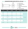 AG-BOX Linsenkopfschrauben M8x22 mit Innensechskant ISO Produktbild-Vorschau 2
