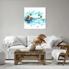 Bild auf Leinwand - Leinwandbild - Tropen Wasser Bungalow Produktbild-Vorschau 6