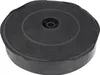 A close-up, studio shot of a black carbon filter for a range hood. Produktbild-Vorschau