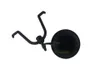 A black metal object with hooks and a circular base, isolated on a white background. Produktbild-Vorschau