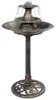 vidaXL Vogelbad mit Springbrunnen Bronzen 50×91 cm Produktbild-Vorschau 1