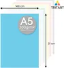 Tritart Buntpapier A5 300g m² I 110 Blatt festes Produktbild-Vorschau 2