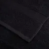 vidaXL Premium-Handtücher SOLUND 2 Stk. Schwarz 50x100 cm Produktbild-Vorschau 5