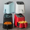 Four Instant Pot air fryers in different colors arranged in a collage. Podgląd zdjęcia produktu