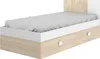 Dmora Letto per Bambini Allegruze 97x196 cm Bianco, Anteprima dell’immagine prodotto 1