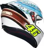 AGV K-1 S Winter Test 2017 Helm (White/Blue,L (59/60)) Produktbild-Vorschau 5