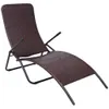 vidaXL Sonnenliege Klappbar Poly Rattan Brown Produktbild-Vorschau 6