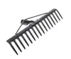 Aqbau® Rechen aus Metall Gartenrechen Rechen Heurechen 16 Produktbild-Vorschau 5