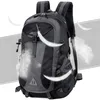 A backpack with graphic elements suggesting breathability and lightness. Produktbild-Vorschau