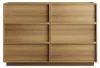 Kommode mit 6 Schubladen 115x48x78cm Holz Eichenfarbe für Produktbild-Vorschau 9