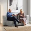 HOMCOM 2 in 1 Divano Letto 2 Posti con 2 Cuscini Anteprima dell’immagine prodotto 2