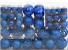 vidaXL Set de 111 boules de Noël bleu polystyrène Voir les images du produit 1