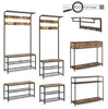 Étagère de rangement Vicco Fyrk Chêne rustique 100x140cm, Voir les images du produit 9